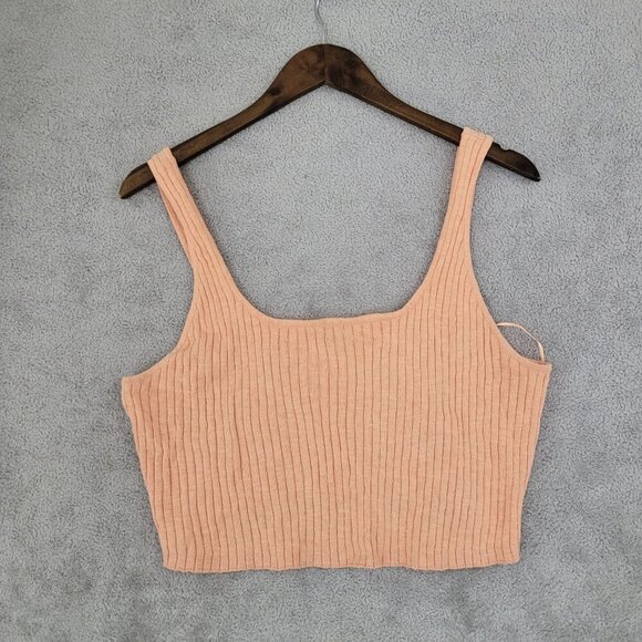 FP Beach Tops - FP Beach Ribbed Crop Tank Top Womens M